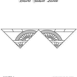 Desert Sunset Border Pattern