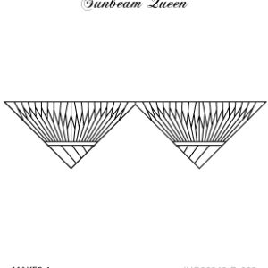 Sunbeam Queen Border Pattern