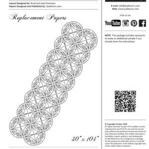 Bali Bed Runner - Replacement Papers