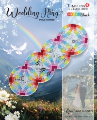 Wedding Ring Table Runner - (17" x 54")