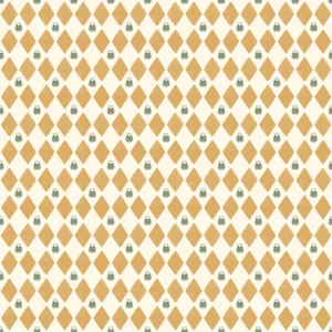 Faraway Kingdom Harlequin Prince Sand Checkered Fabric