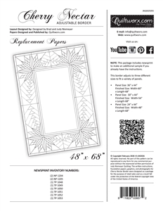 Cherry Nectar Panel Border (Replacement Papers)