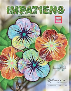 Impatiens Fabric kit and pattern (makes 4)